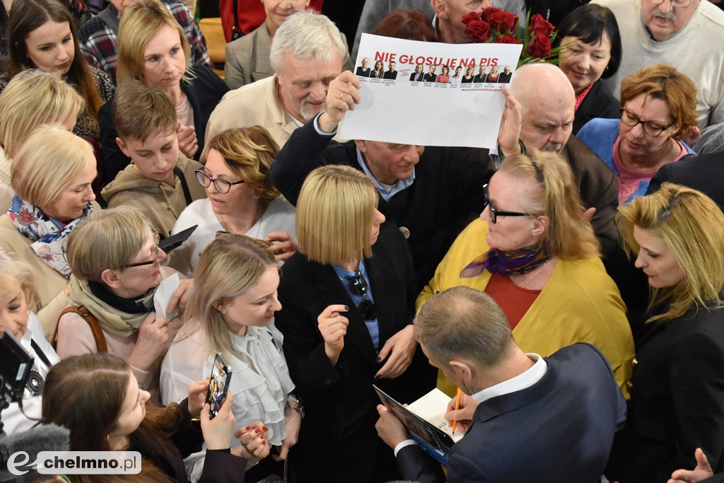 Spotkanie otwarte z Donaldem Tuskiem w Chełmnie