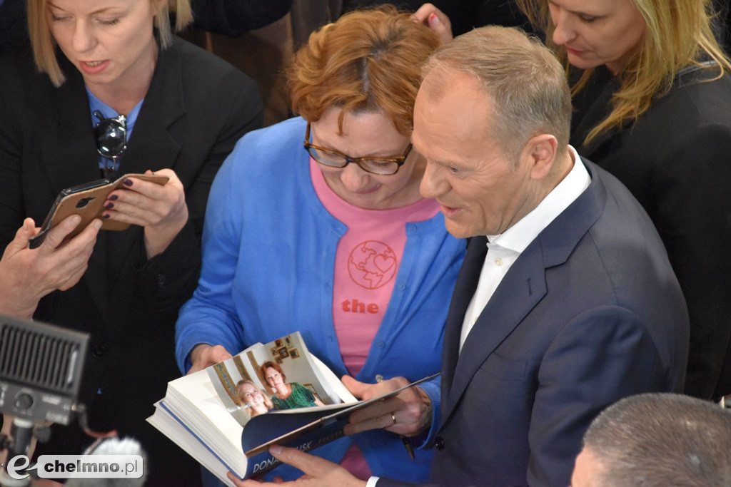 Spotkanie otwarte z Donaldem Tuskiem w Chełmnie