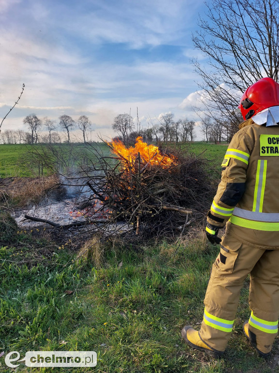 Ćwiczenia druhów OSP w Stablewicach