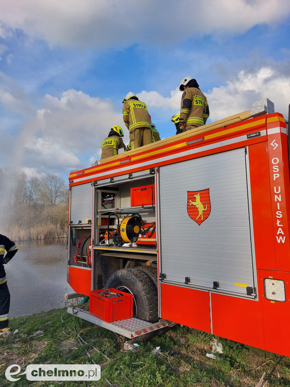 Ćwiczenia druhów OSP w Stablewicach