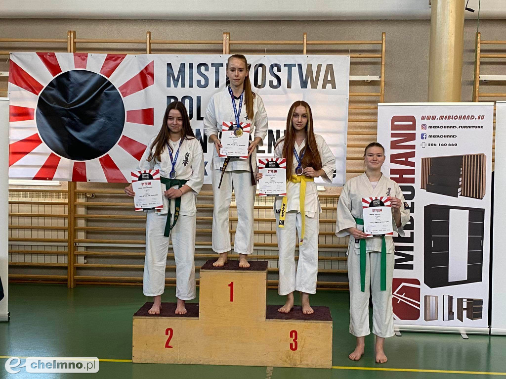 Sukces chełmińskich karateków na Mistrzostwach Polski