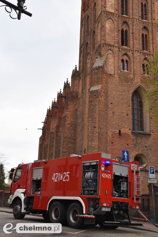 Kilka zastępów straży pożarnej w chełmińskiej FARZE