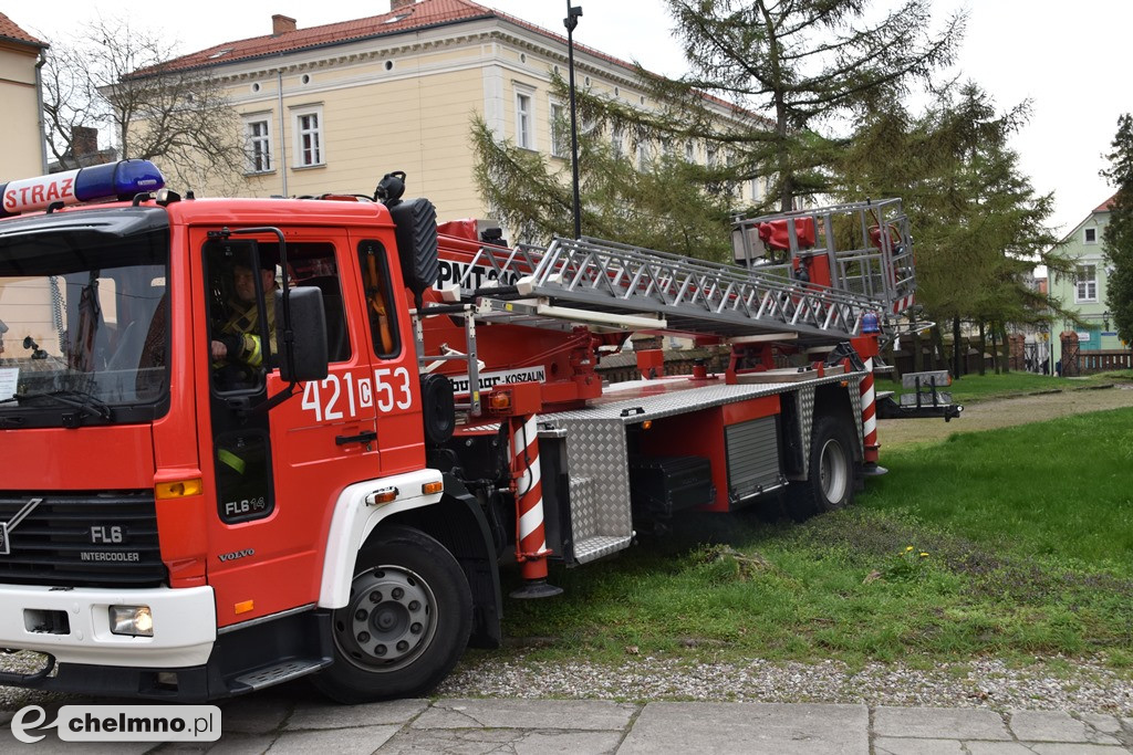 Kilka zastępów straży pożarnej w chełmińskiej FARZE