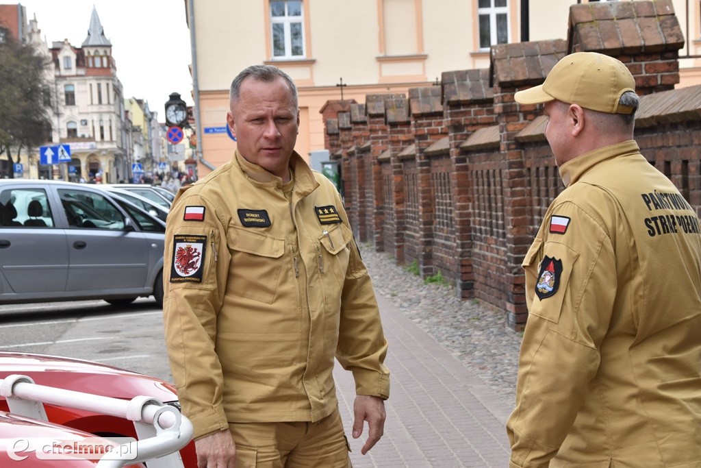 Kilka zastępów straży pożarnej w chełmińskiej FARZE