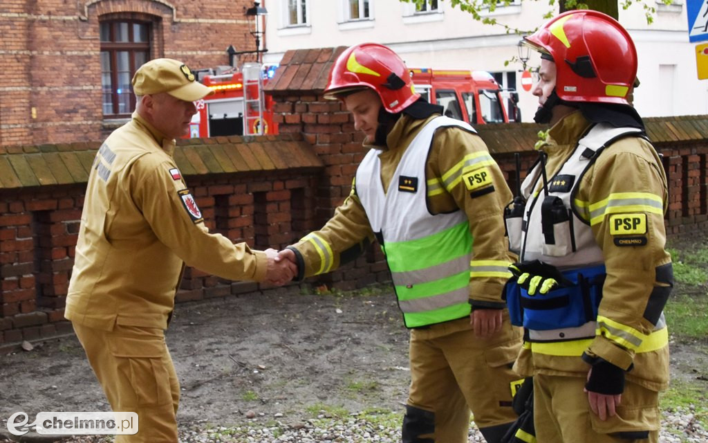 Kilka zastępów straży pożarnej w chełmińskiej FARZE