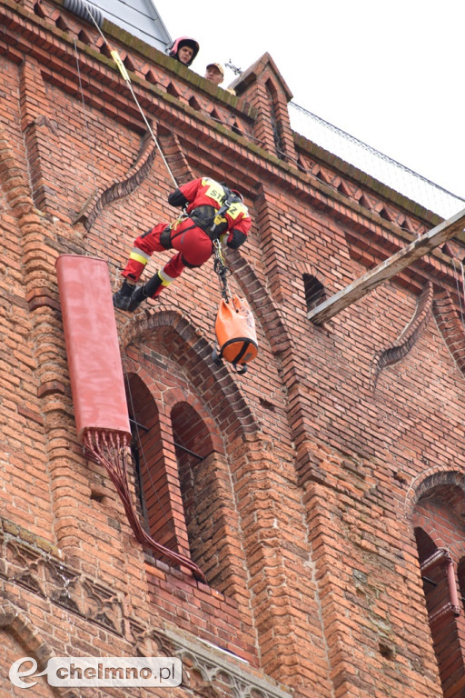 Kilka zastępów straży pożarnej w chełmińskiej FARZE