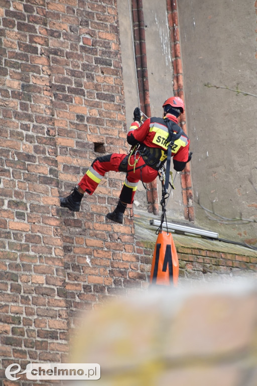 Kilka zastępów straży pożarnej w chełmińskiej FARZE