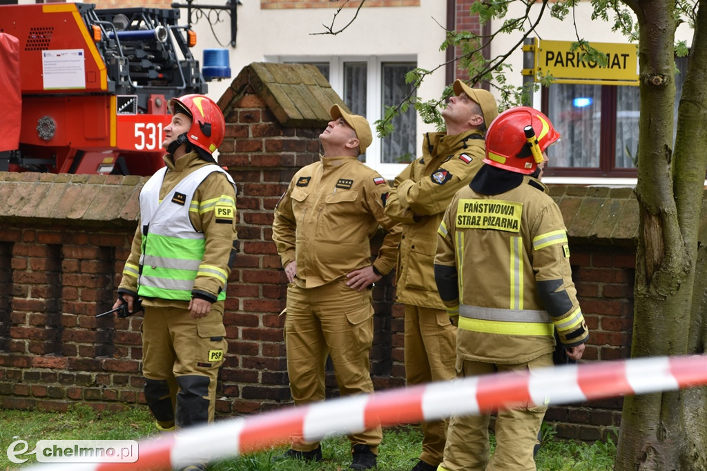 Kilka zastępów straży pożarnej w chełmińskiej FARZE
