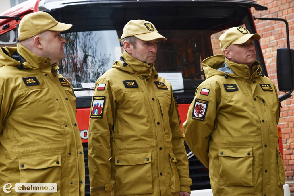 Kilka zastępów straży pożarnej w chełmińskiej FARZE