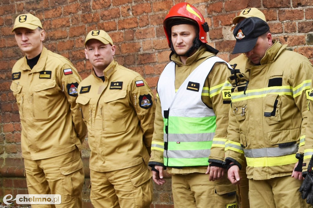 Kilka zastępów straży pożarnej w chełmińskiej FARZE