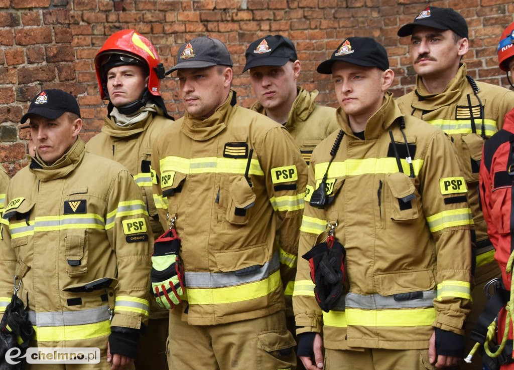 Kilka zastępów straży pożarnej w chełmińskiej FARZE