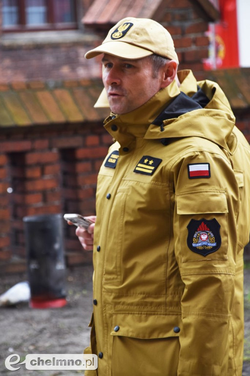 Kilka zastępów straży pożarnej w chełmińskiej FARZE