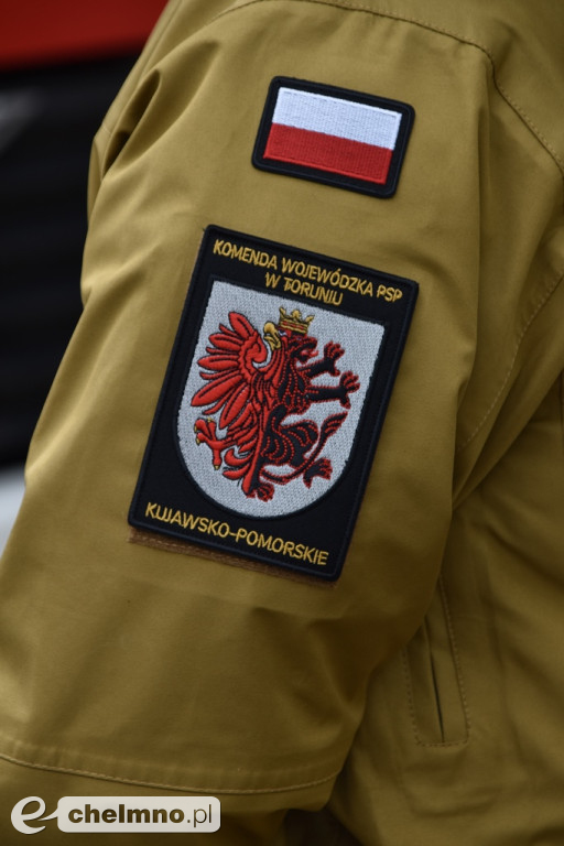 Kilka zastępów straży pożarnej w chełmińskiej FARZE