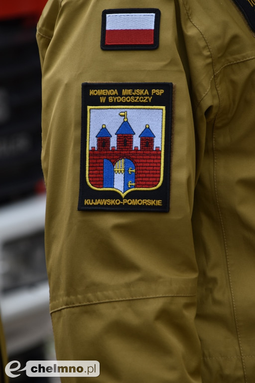 Kilka zastępów straży pożarnej w chełmińskiej FARZE
