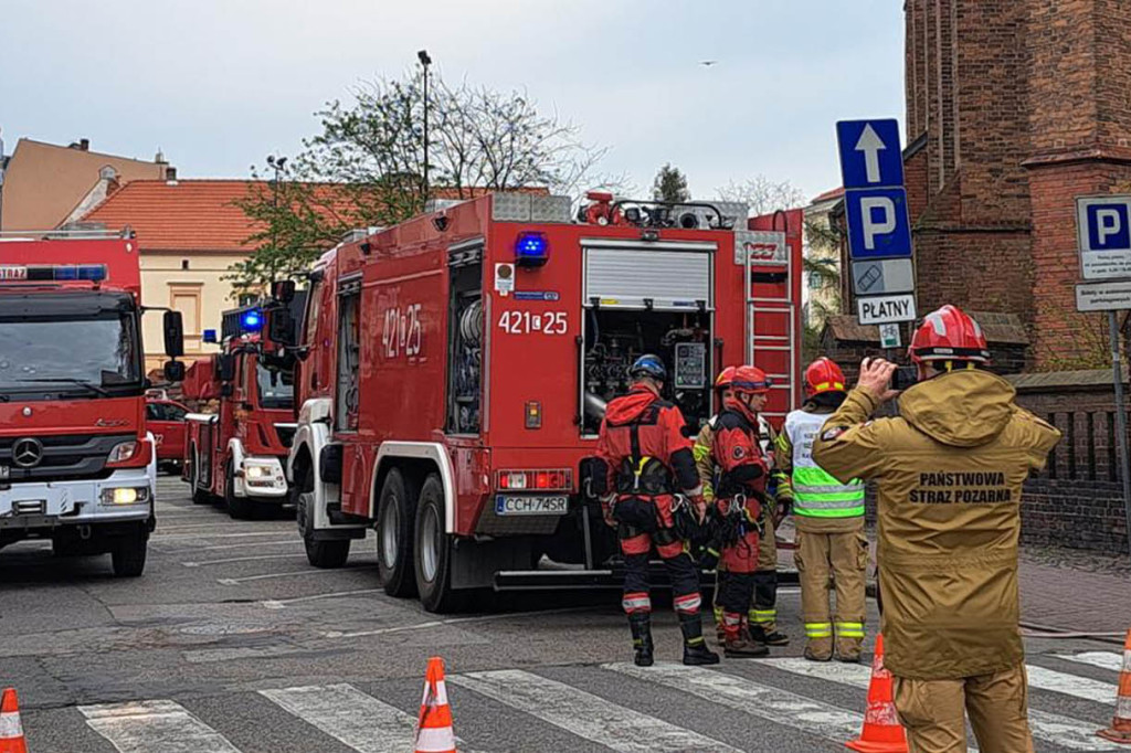 Ćwiczenia w kościele Farnym w Chełmnie