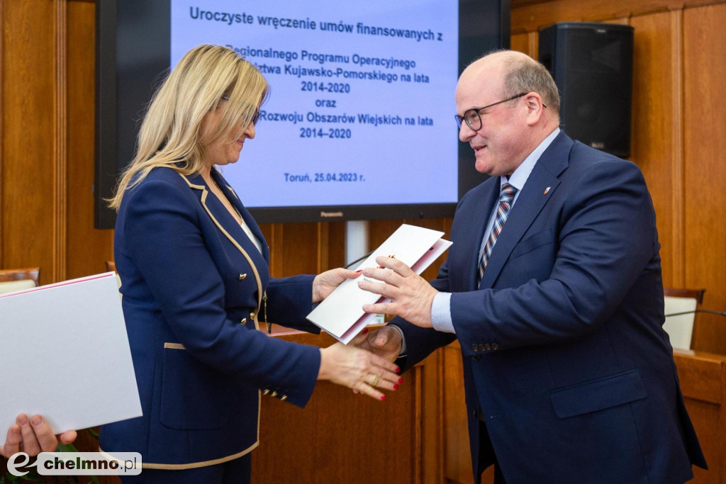 Nowe umowy RPO i PROW. Dotacje również w powiecie chełmińskim