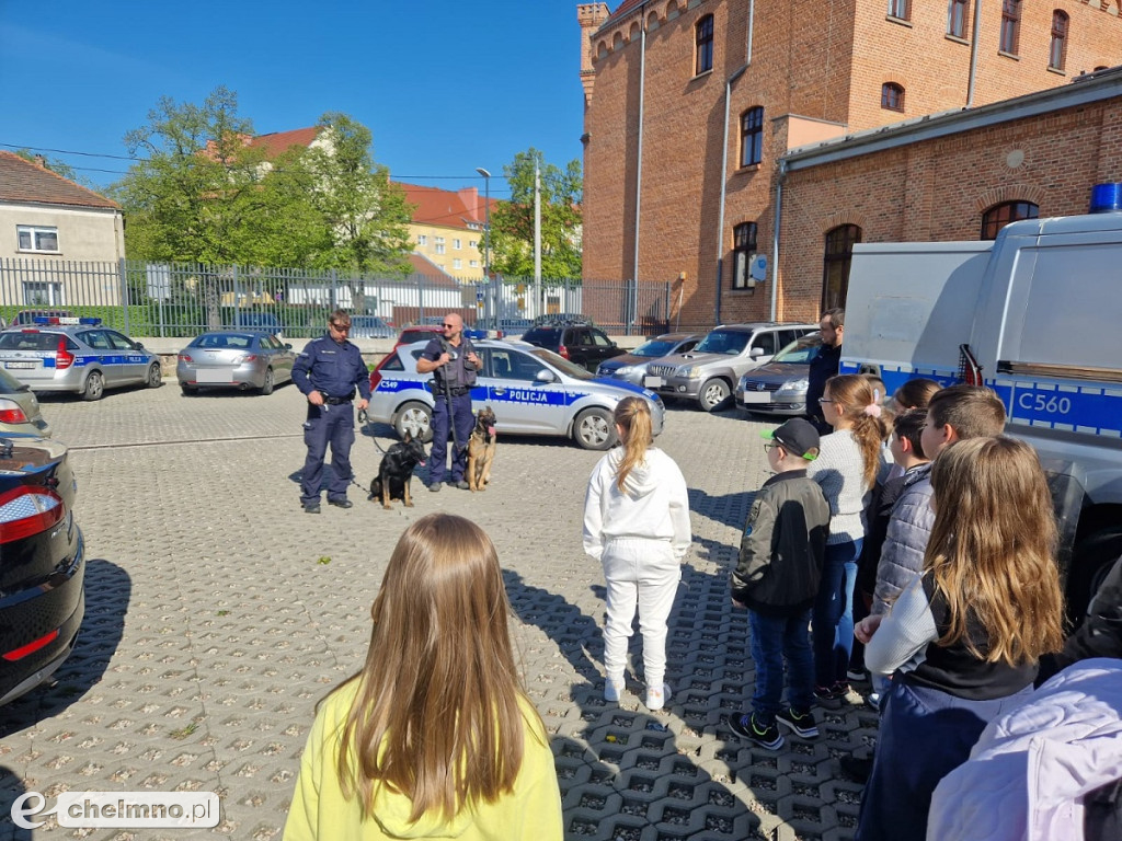 Uczniowie chełmińskiej 