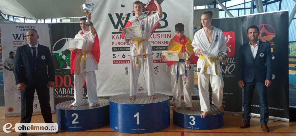 Karatecy z Chełmna wracają z medalami z Mistrzostw Europy