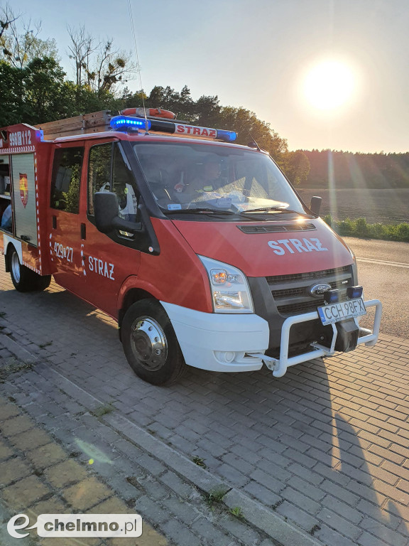 Strażacy z Unisławia mieli ręce pełne roboty