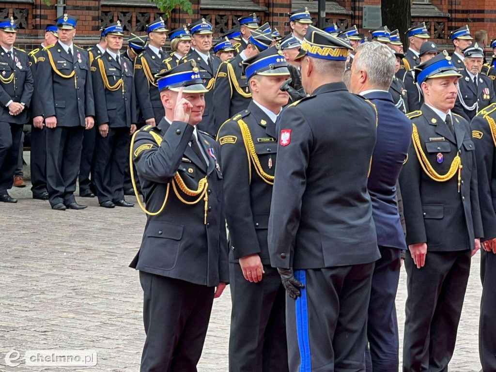 Chełmińscy strażacy wyróżnieni za długoletnią służbę