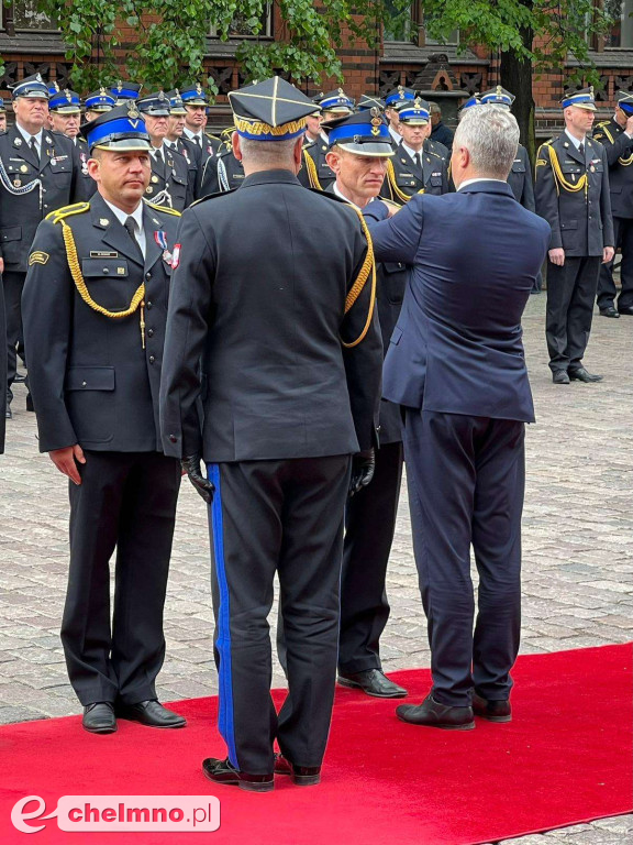 Chełmińscy strażacy wyróżnieni za długoletnią służbę