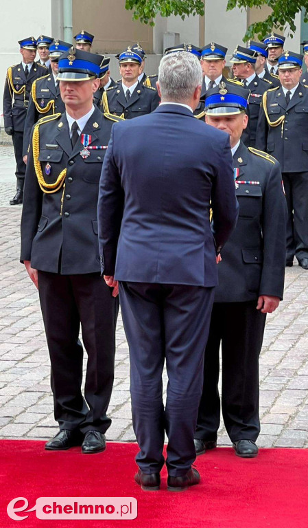 Chełmińscy strażacy wyróżnieni za długoletnią służbę