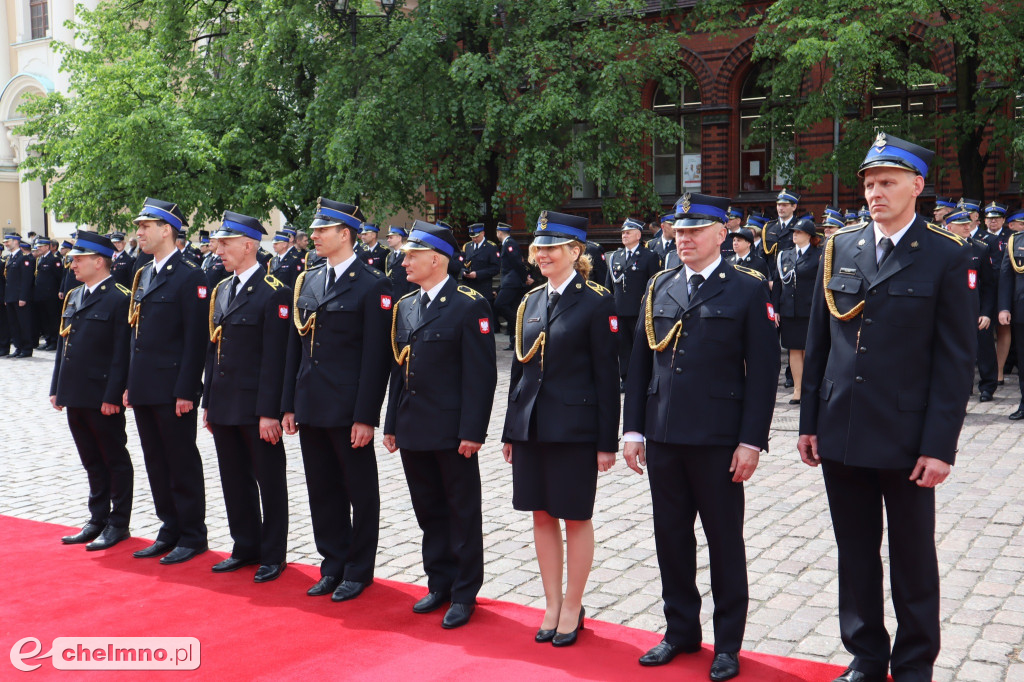 Chełmińscy strażacy wyróżnieni za długoletnią służbę