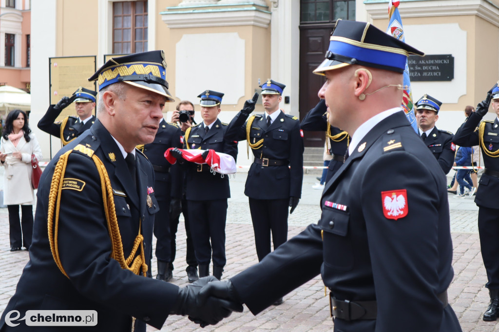 Chełmińscy strażacy wyróżnieni za długoletnią służbę