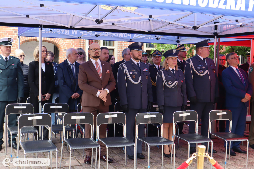 Chełmińscy strażacy wyróżnieni za długoletnią służbę