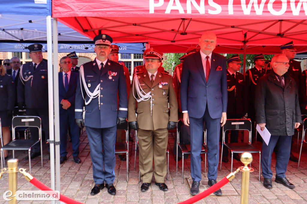 Chełmińscy strażacy wyróżnieni za długoletnią służbę