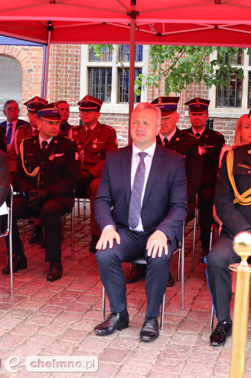 Chełmińscy strażacy wyróżnieni za długoletnią służbę