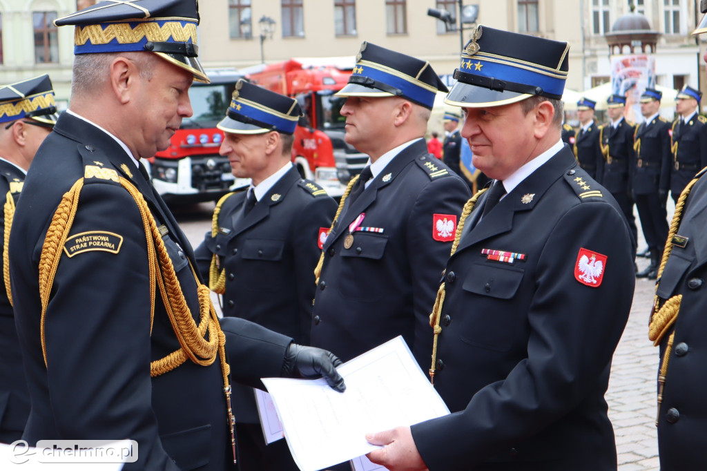 Chełmińscy strażacy wyróżnieni za długoletnią służbę