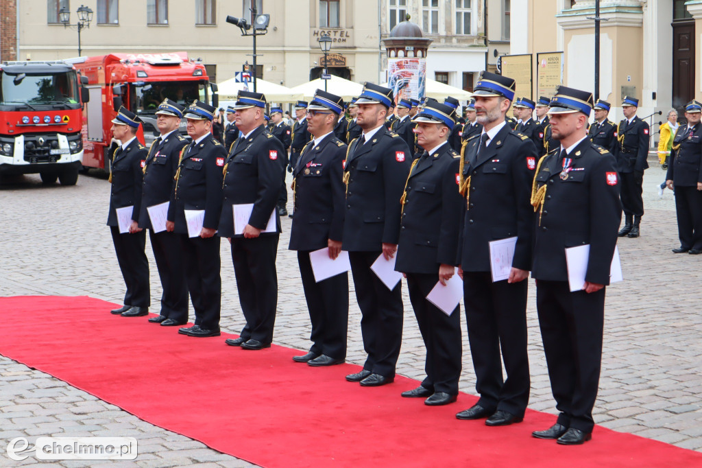 Chełmińscy strażacy wyróżnieni za długoletnią służbę
