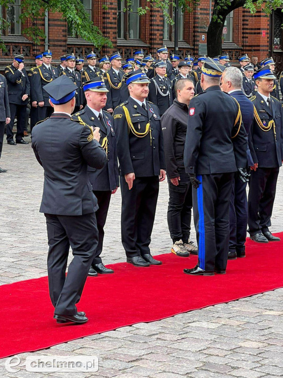 Chełmińscy strażacy wyróżnieni za długoletnią służbę