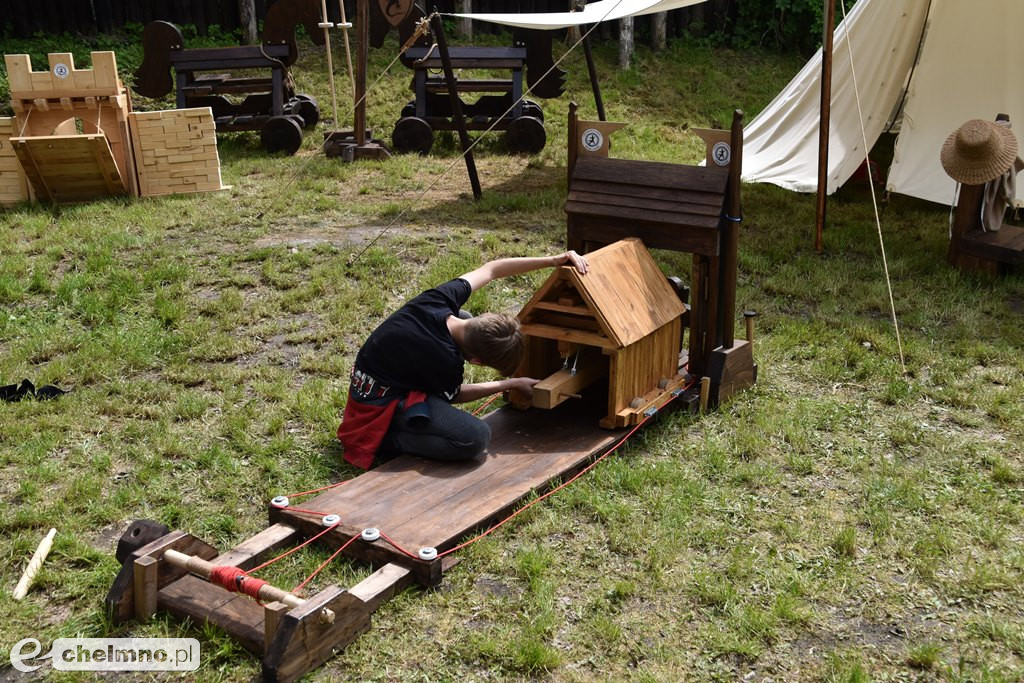 Tak się bawią rycerze w chełmińskiej osadzie