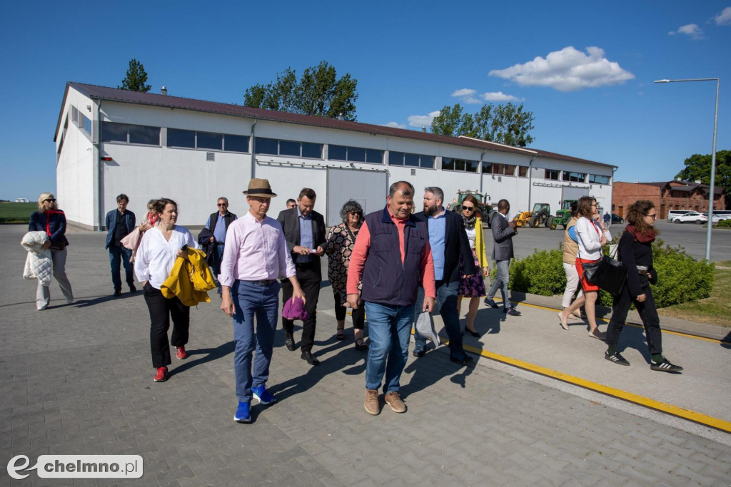 Wizyta w podtoruńskim gospodarstwie rolnym