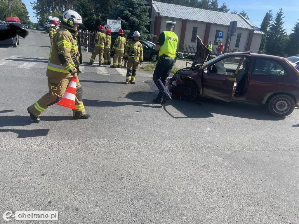 Wypadek w Górnych Wymiarach, wśród poszkodowanych dwóch nieletnich