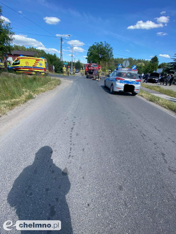 Wypadek w Górnych Wymiarach, wśród poszkodowanych dwóch nieletnich