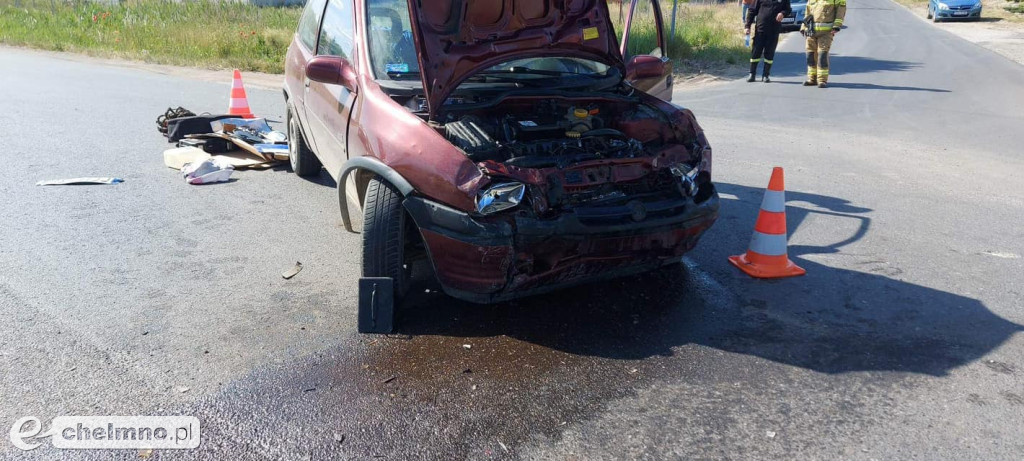 Wypadek w Górnych Wymiarach, wśród poszkodowanych dwóch nieletnich