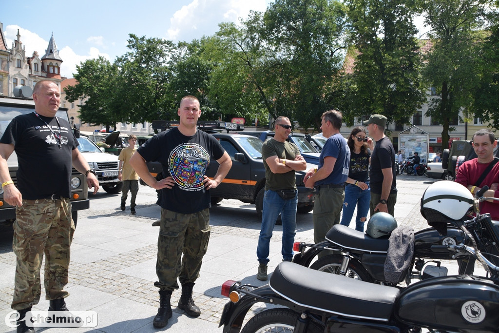 Uczestnicy X Zlotu Szlakiem Twierdzy Chełmno przybyli na Rynek