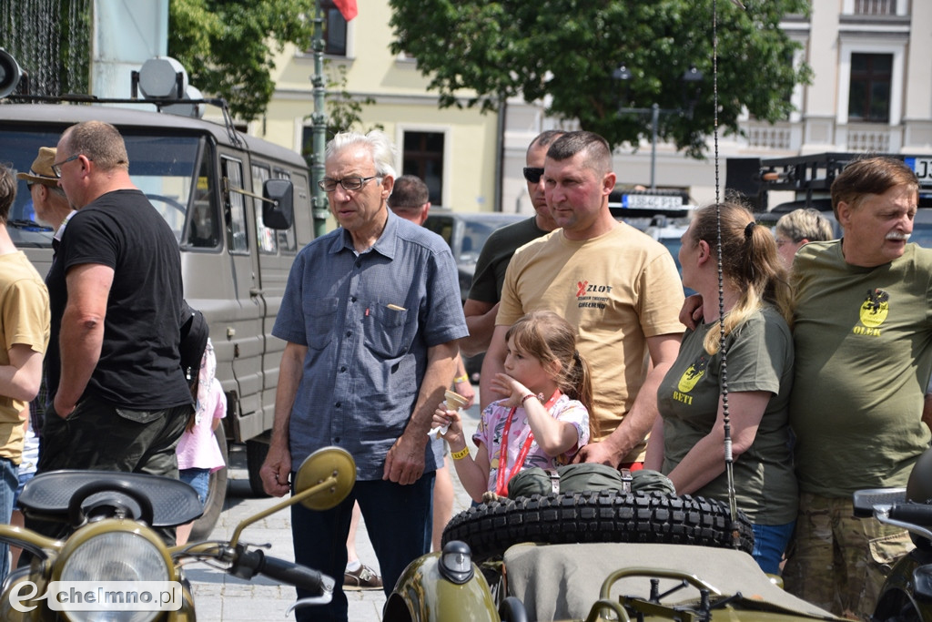 Uczestnicy X Zlotu Szlakiem Twierdzy Chełmno przybyli na Rynek
