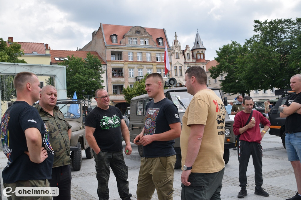 Uczestnicy X Zlotu Szlakiem Twierdzy Chełmno przybyli na Rynek