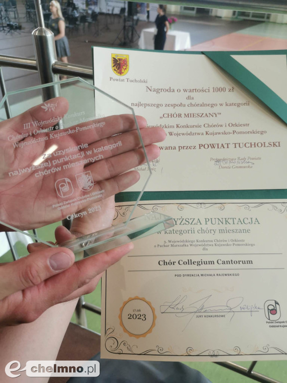 Złoty dyplom dla Collegium Cantorum na konkursie Chórów