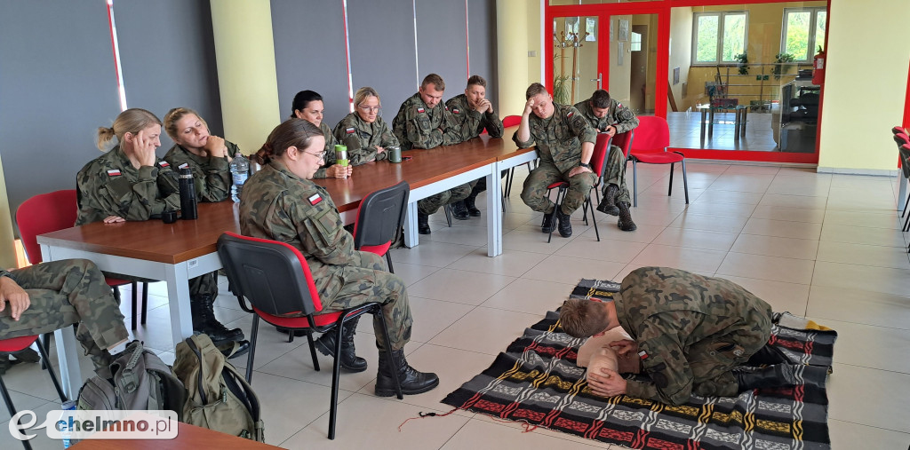Żołnierze szkolili się w KP PSP w Chełmnie