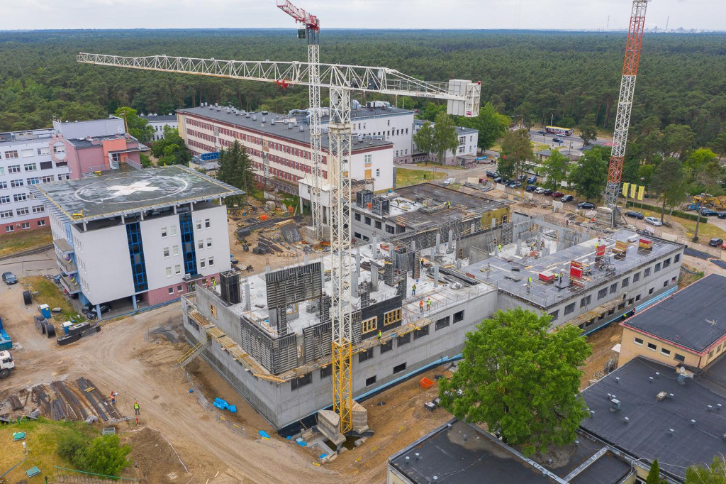 Tak powstaje nowy szpital we Włocławku