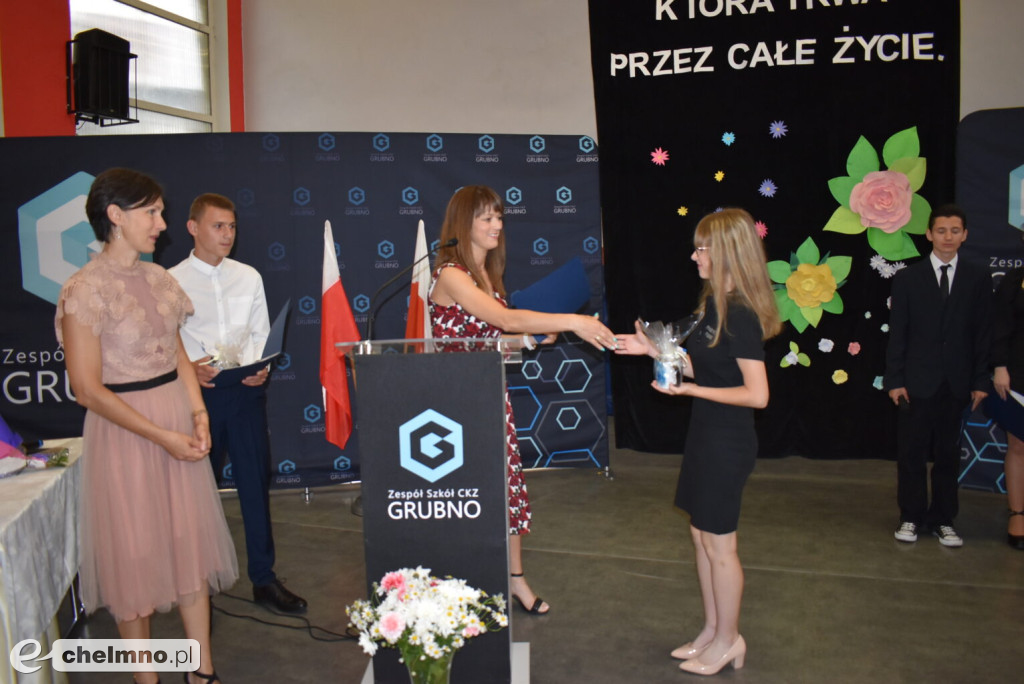 Piotr Wojciechowski najlepszym absolwentem Branżowej Szkoły w Grubnie
