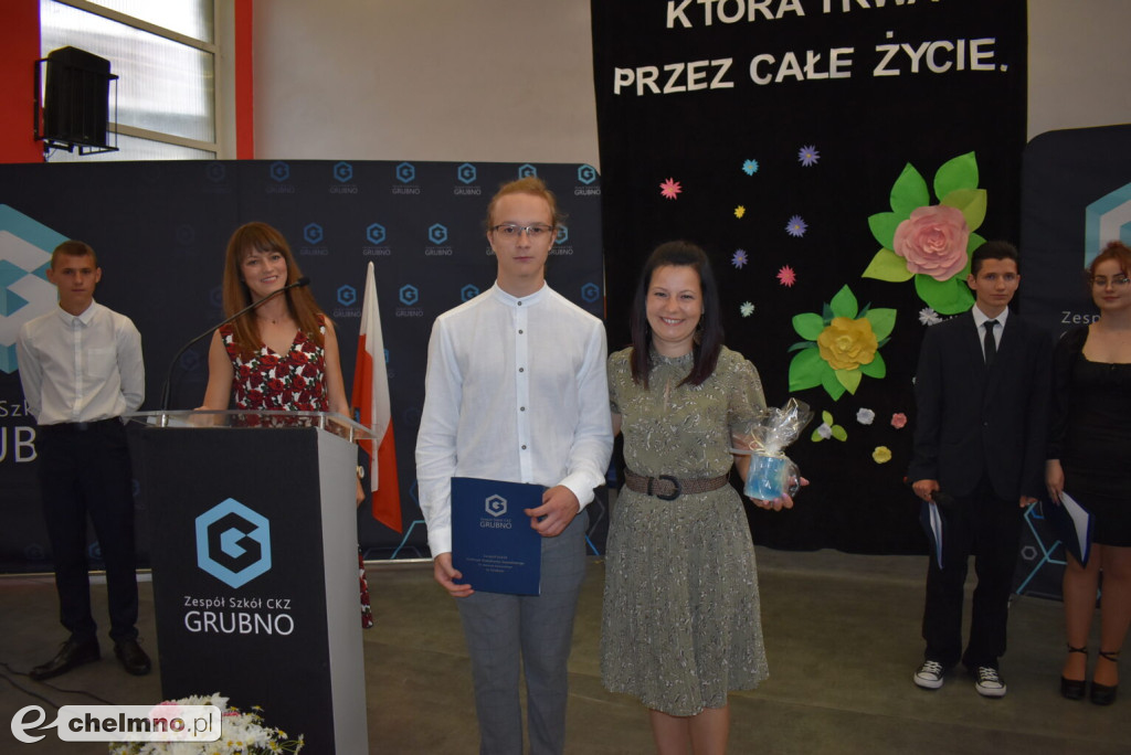 Piotr Wojciechowski najlepszym absolwentem Branżowej Szkoły w Grubnie