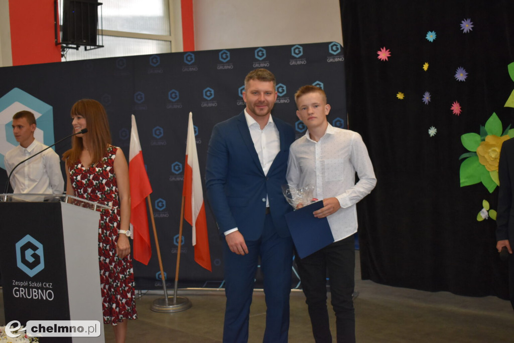 Piotr Wojciechowski najlepszym absolwentem Branżowej Szkoły w Grubnie