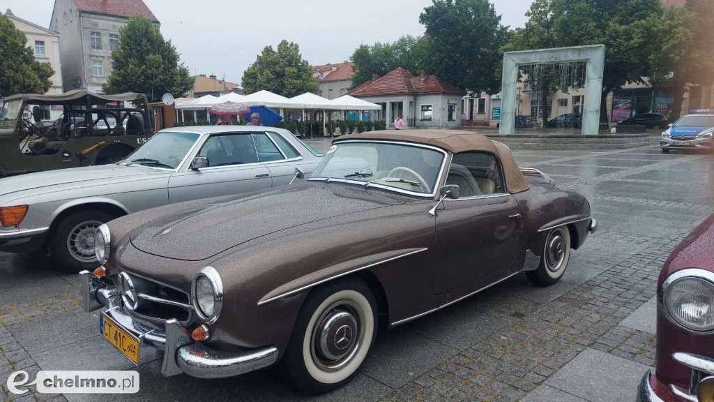 Szlakiem Kopernikowskim- zlot zabytkowych aut w Chełmnie