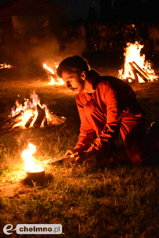 Efektowny pokaz Fire Show nad Jeziorem Starogrodzkim